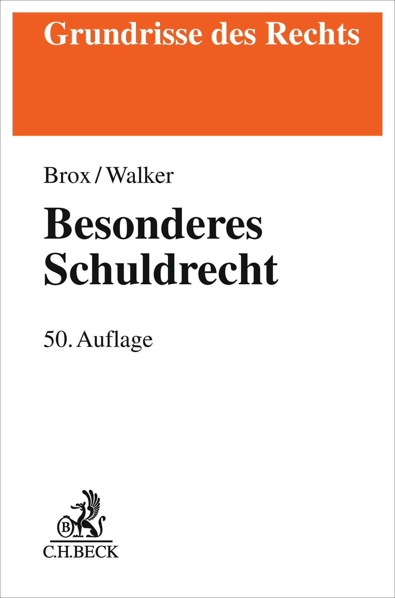 Vorderes Coverbild Besonderes Schuldrecht