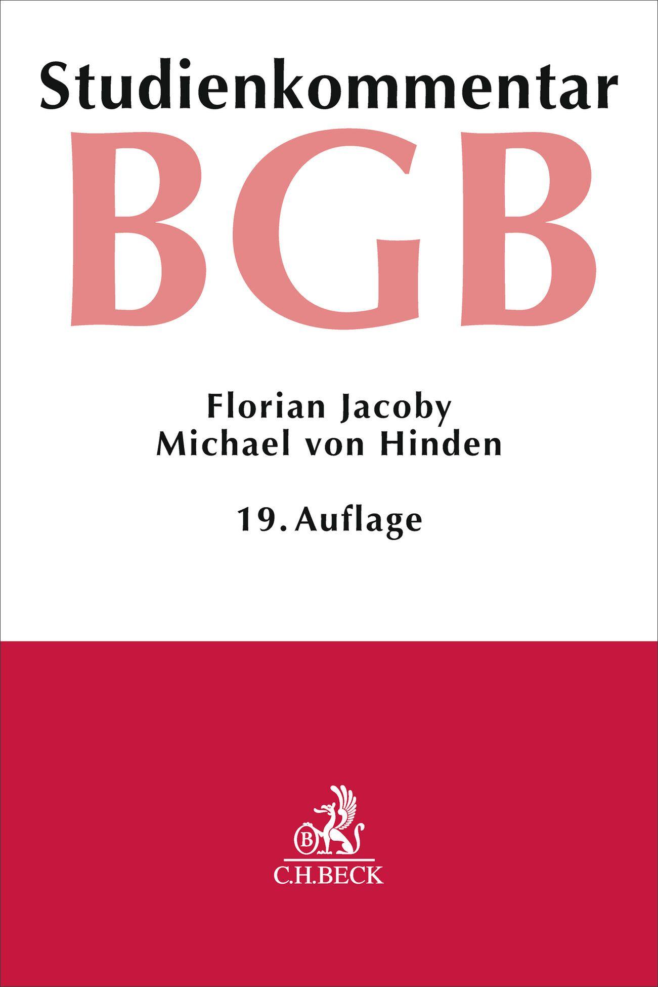 Vorderes Coverbild Bürgerliches Gesetzbuch. BGB