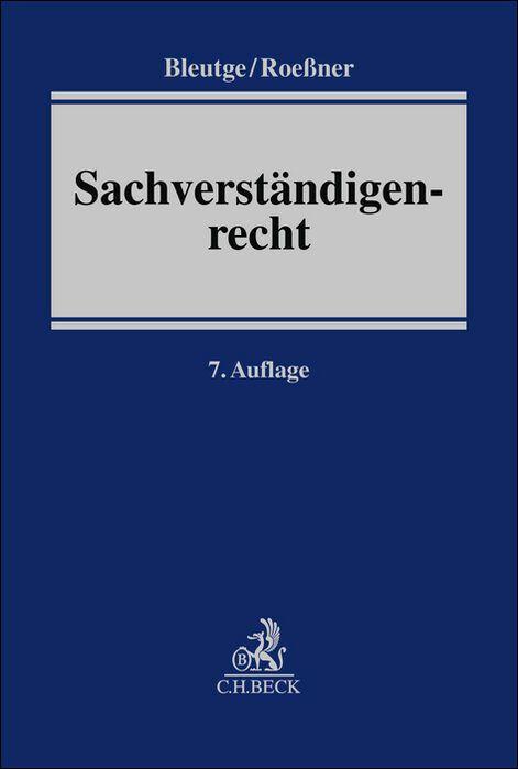 Vorderes Coverbild Sachverständigenrecht