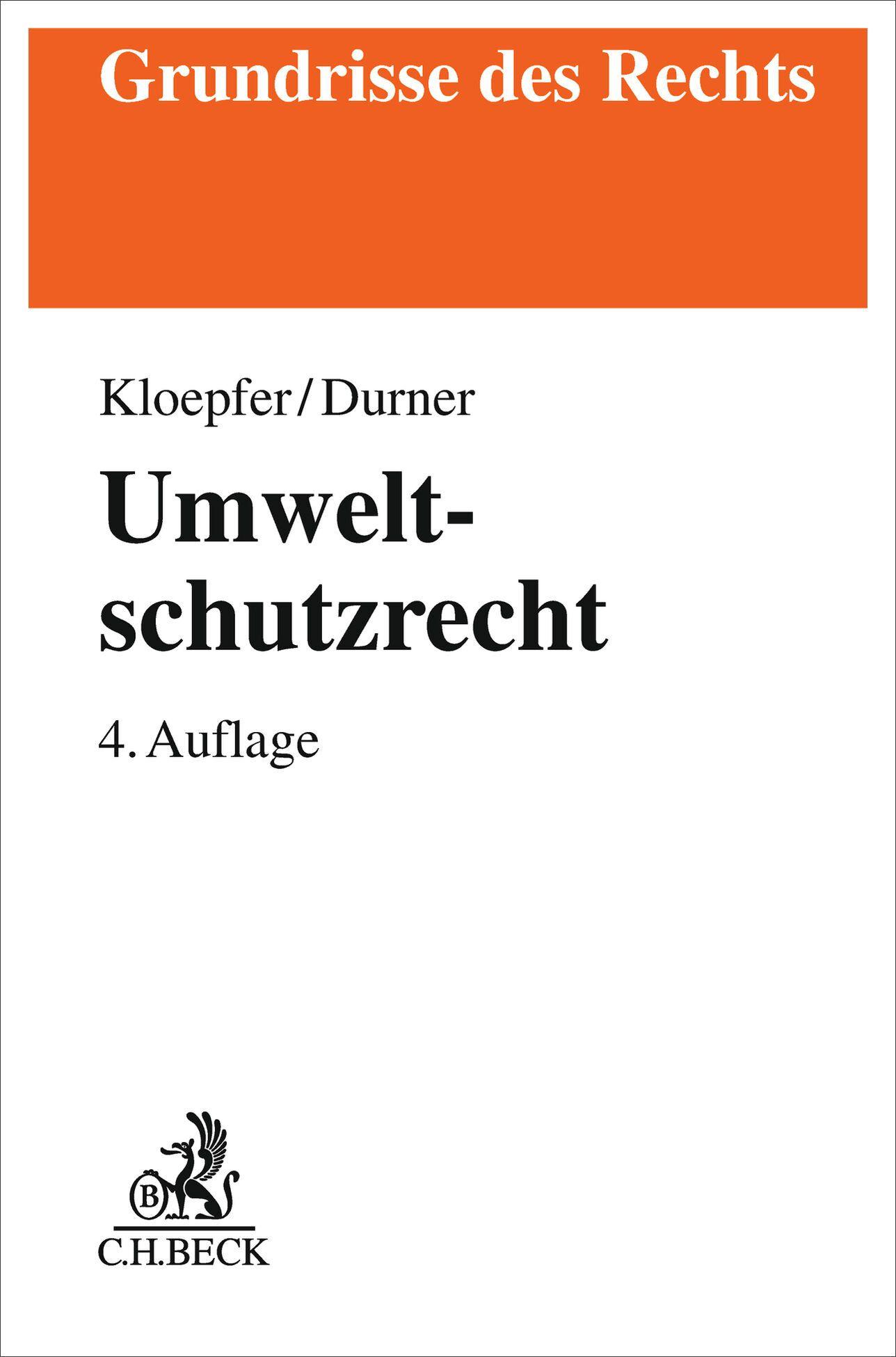 Vorderes Coverbild Umweltschutzrecht