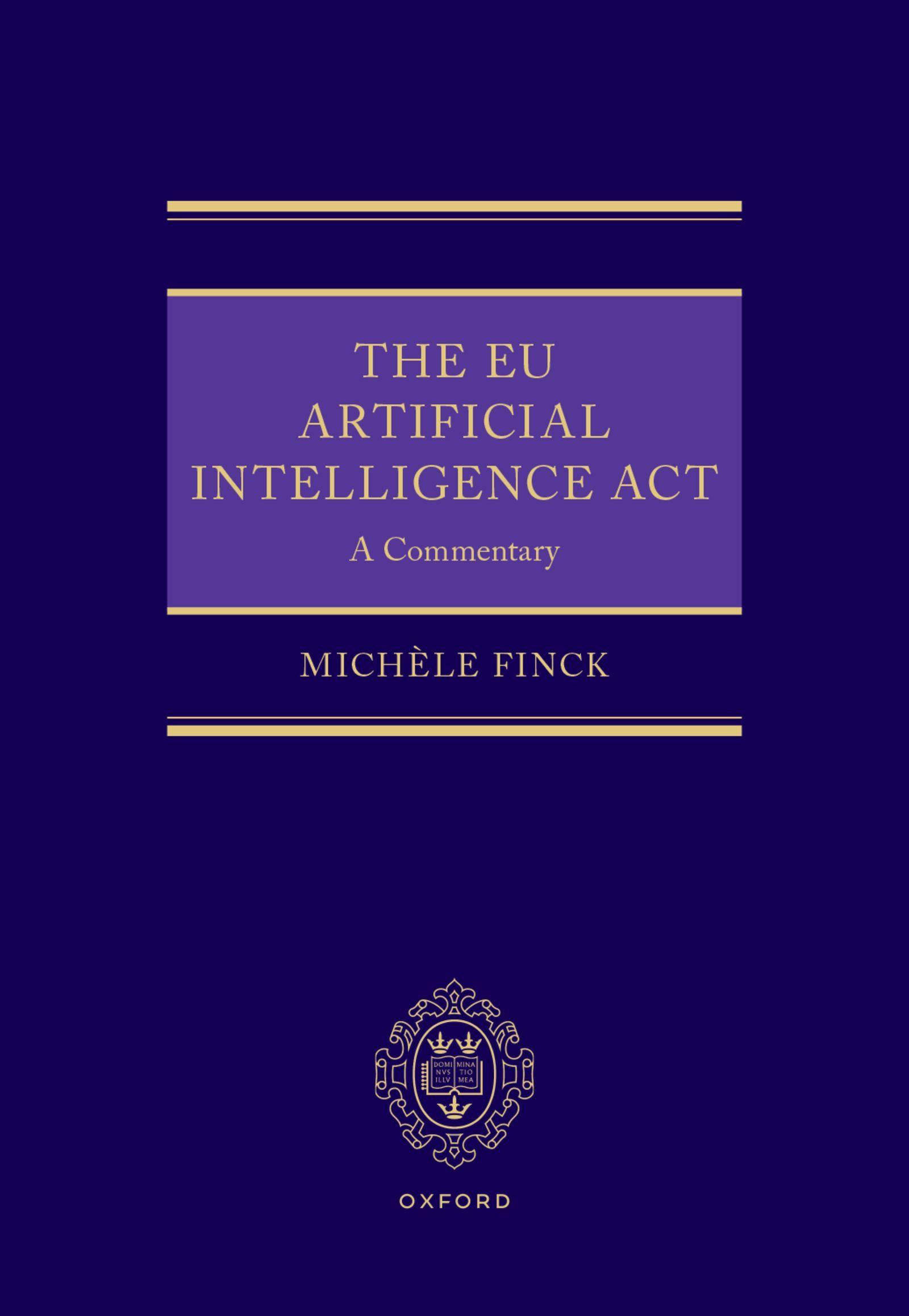 Vorderes Coverbild The EU Artificial Intelligence ACT
