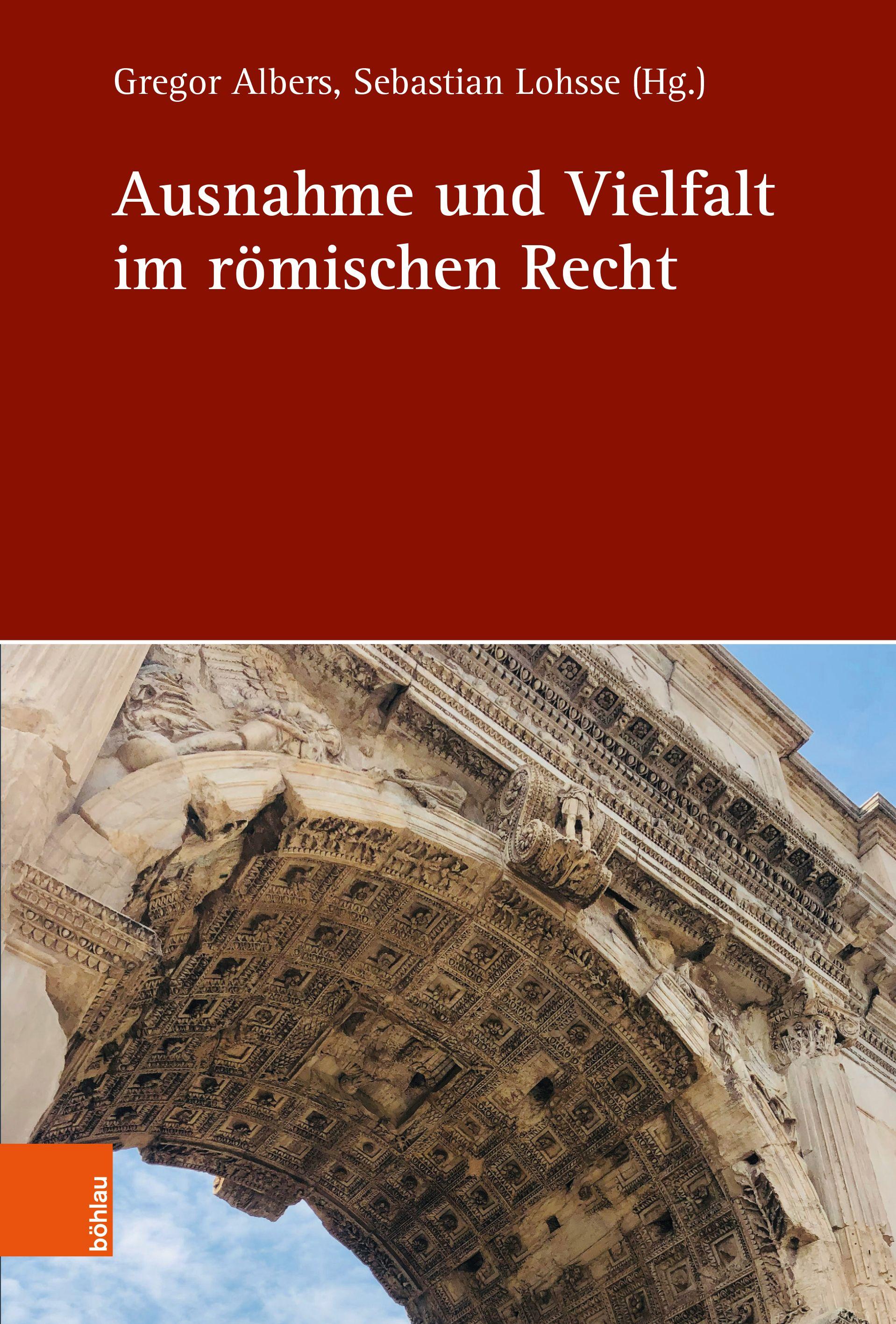 Vorderes Coverbild Ausnahme und Vielfalt im römischen Recht