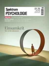 Vorderes Coverbild Spektrum Psychologie 1/2026 Einsamkeit