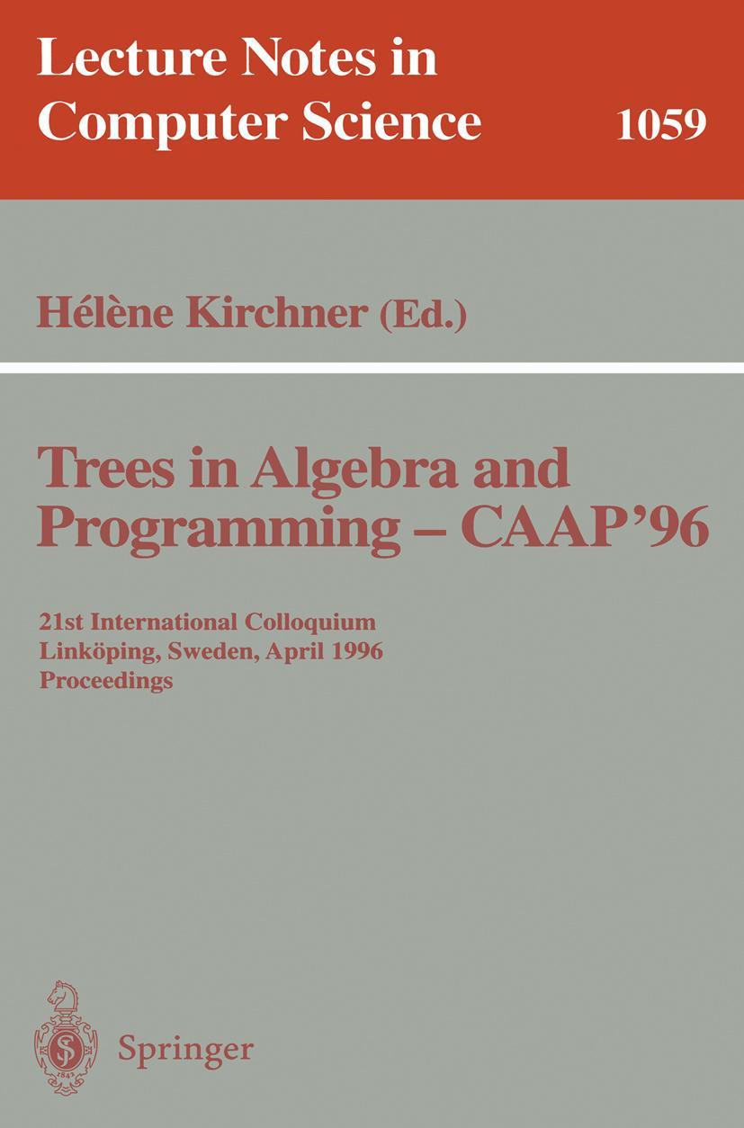 Vorderes Coverbild Trees in Algebra and Programming - CAAP '96