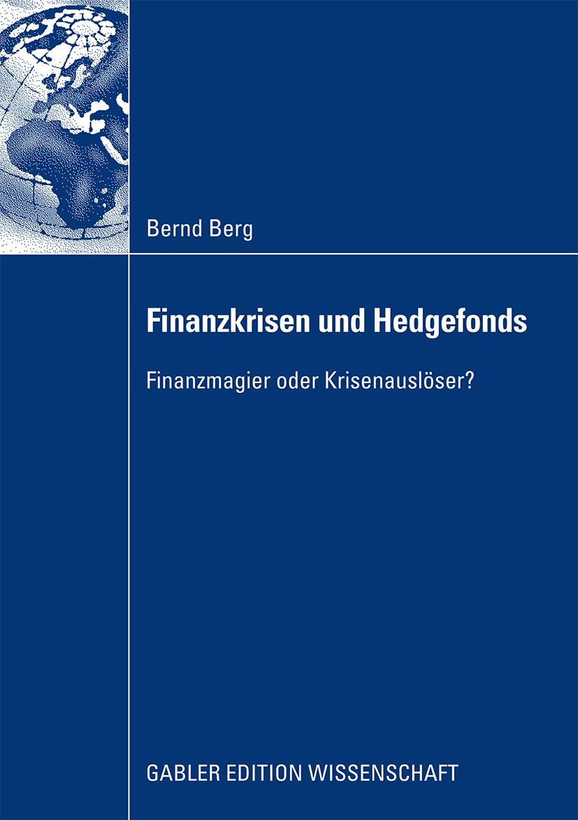 Vorderes Coverbild Finanzkrisen und Hedgefonds