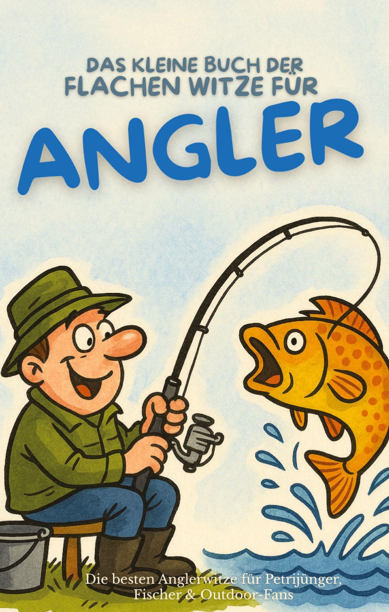 Vorderes Coverbild Das kleine Buch der flachen Witze für Angler