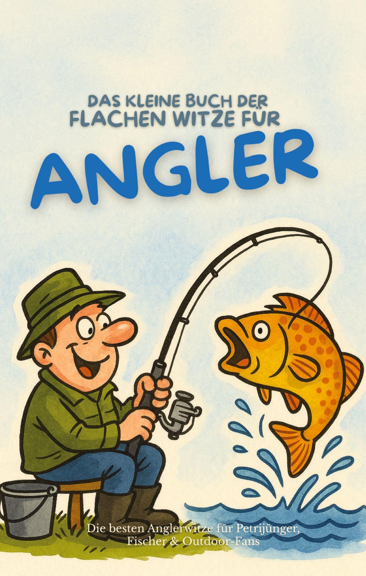 Vorderes Coverbild Das kleine Buch der flachen Witze für Angler