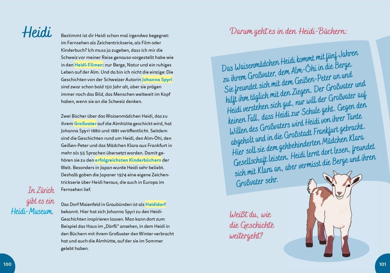 Beispielinhalt (Bild) Schweiz for kids