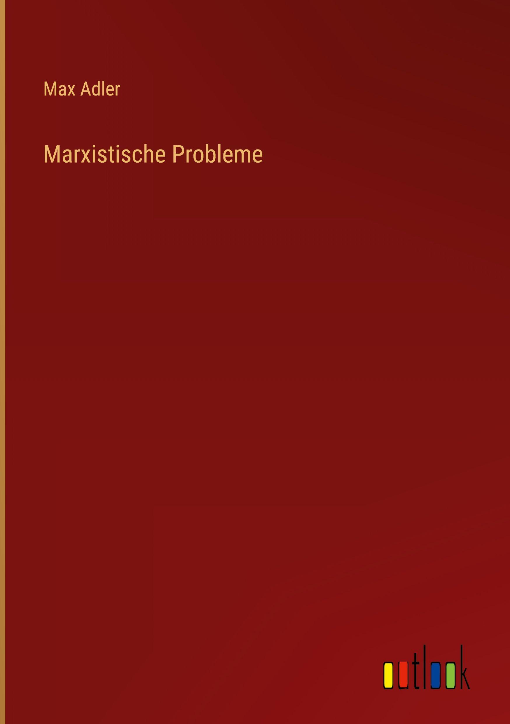Vorderes Coverbild Marxistische Probleme