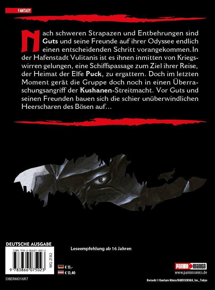 Rückseitencover Berserk Max 16