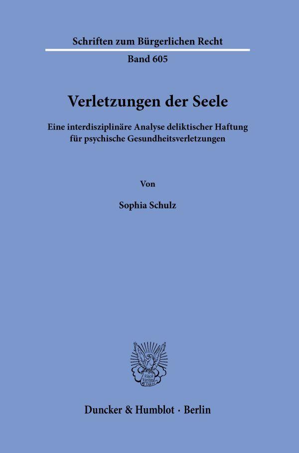 Vorderes Coverbild Verletzungen der Seele