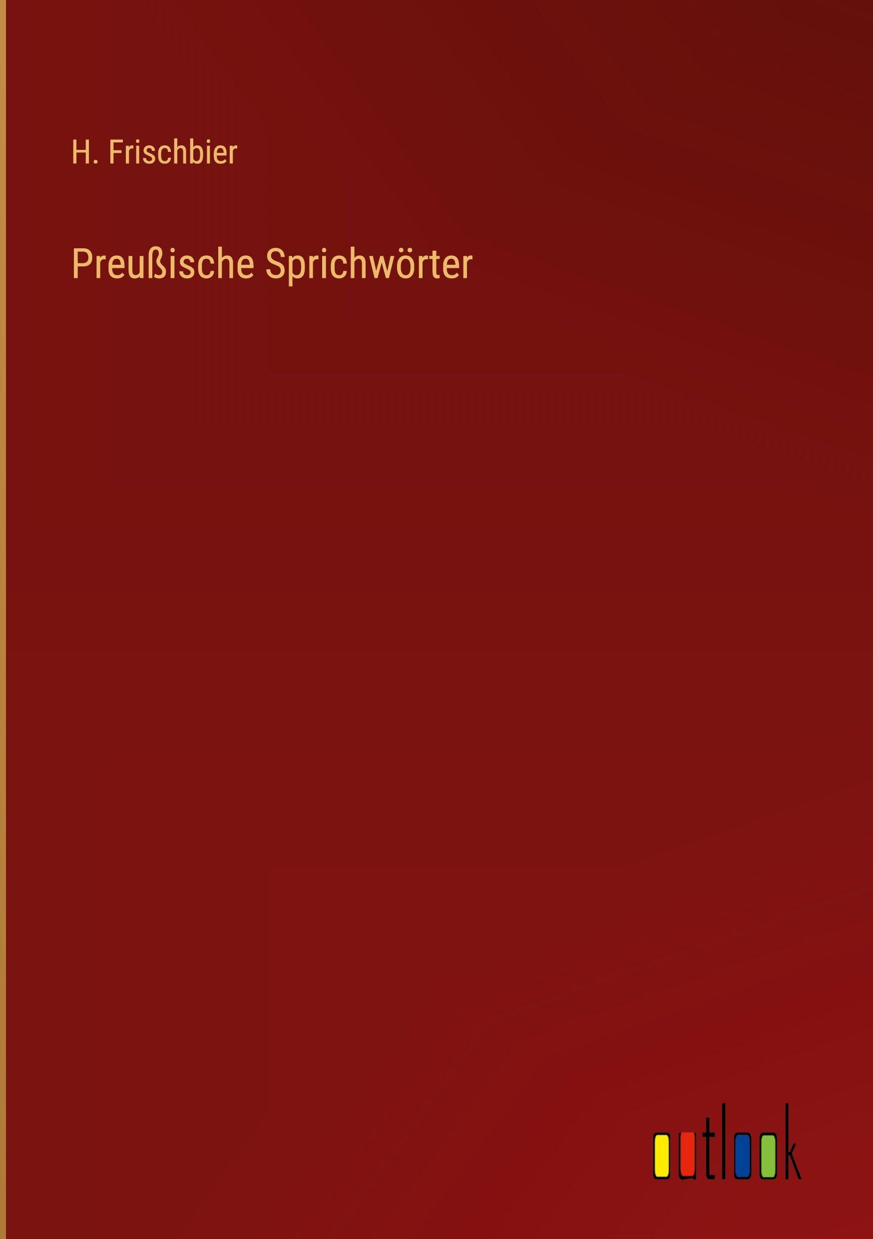 Vorderes Coverbild Preußische Sprichwörter