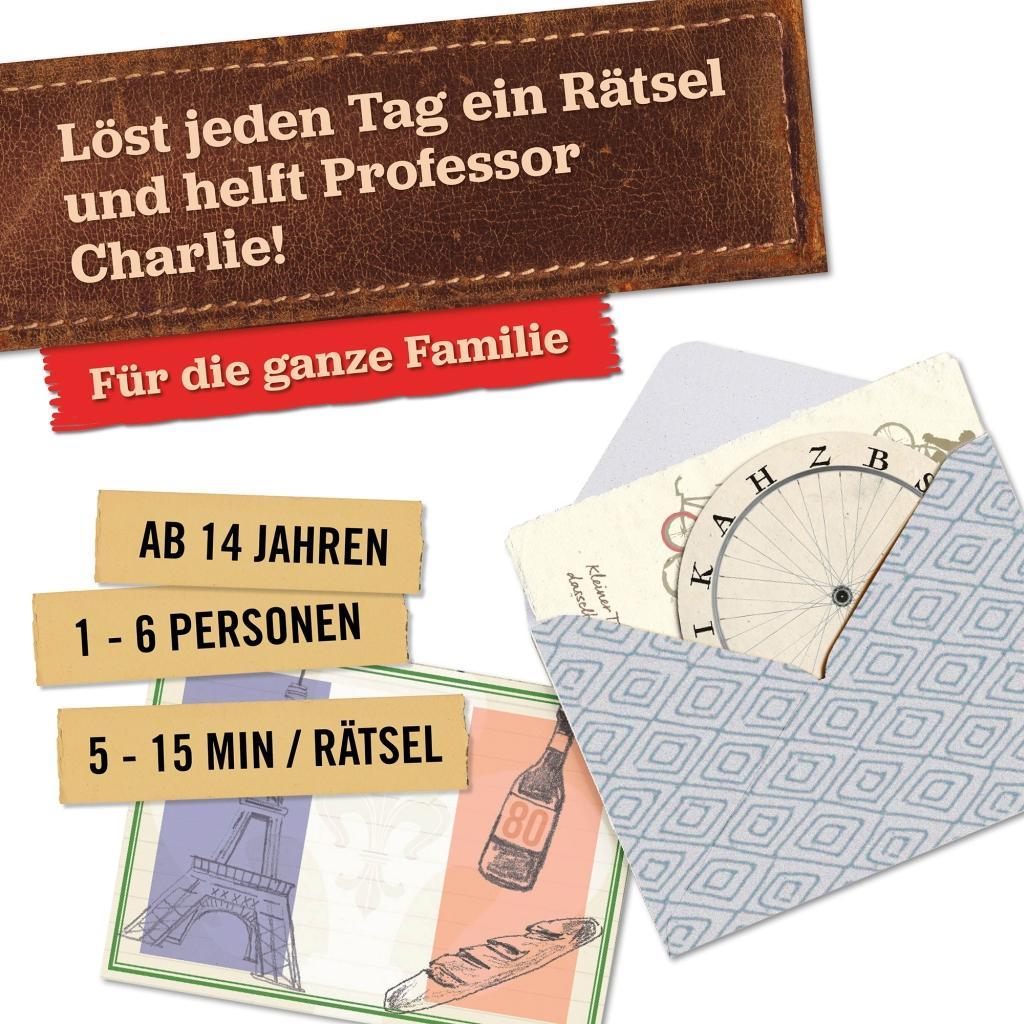 Beispielinhalt (Bild) Hidden Games: Rätsel Adventskalender Professor Charlies Reise um die Welt