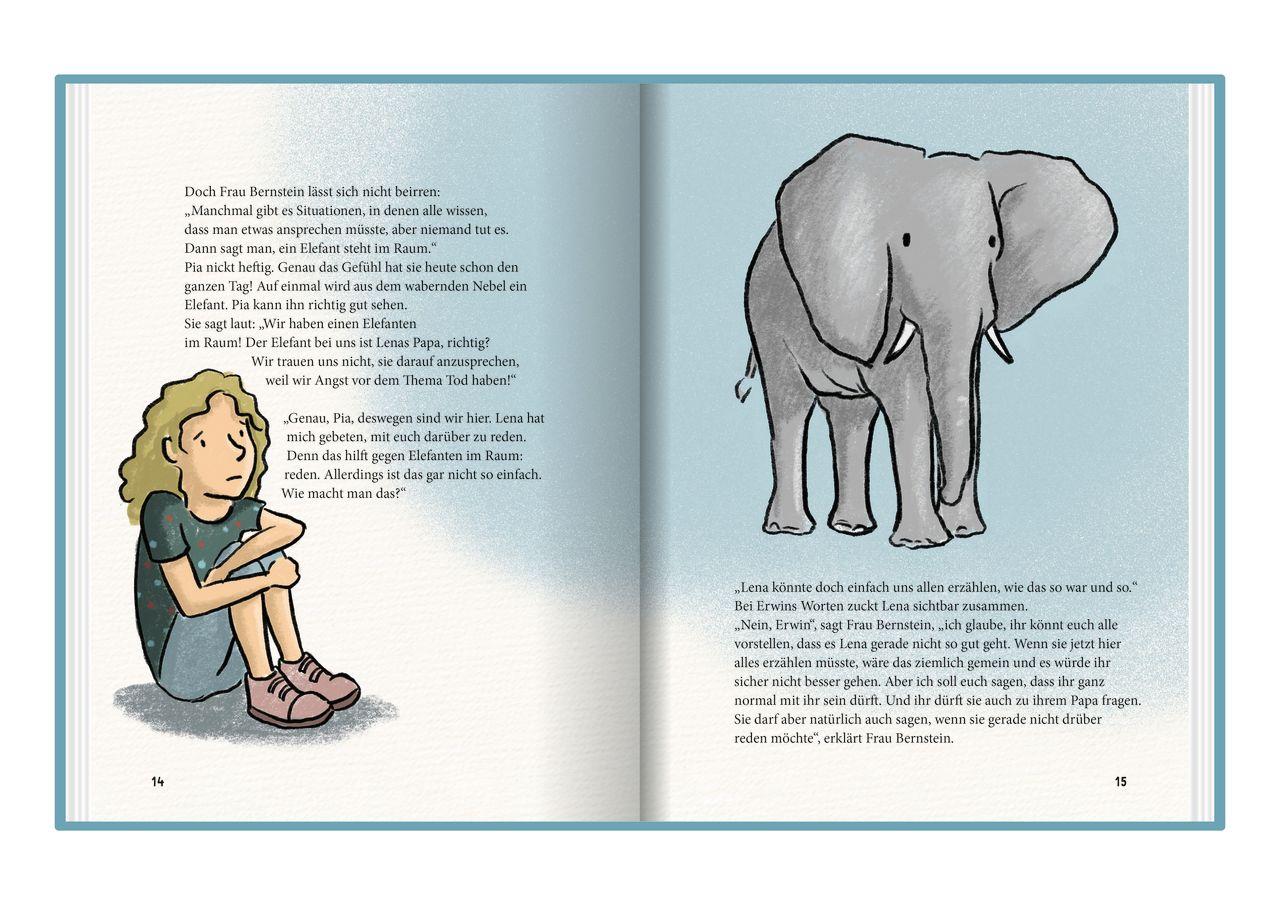 Beispielinhalt (Bild) Pia und der Elefant im Raum