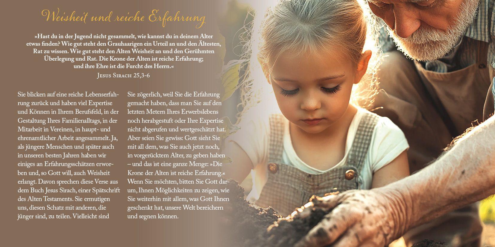 Beispielinhalt (Bild) Siehe, ich will ein Neues schaffen