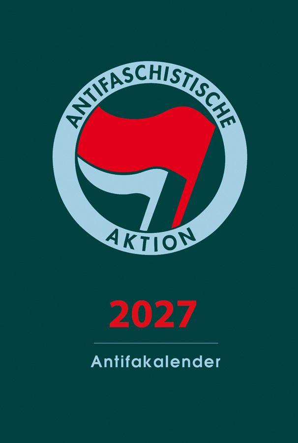 Vorderes Coverbild Antifaschistischer Taschenkalender 2027