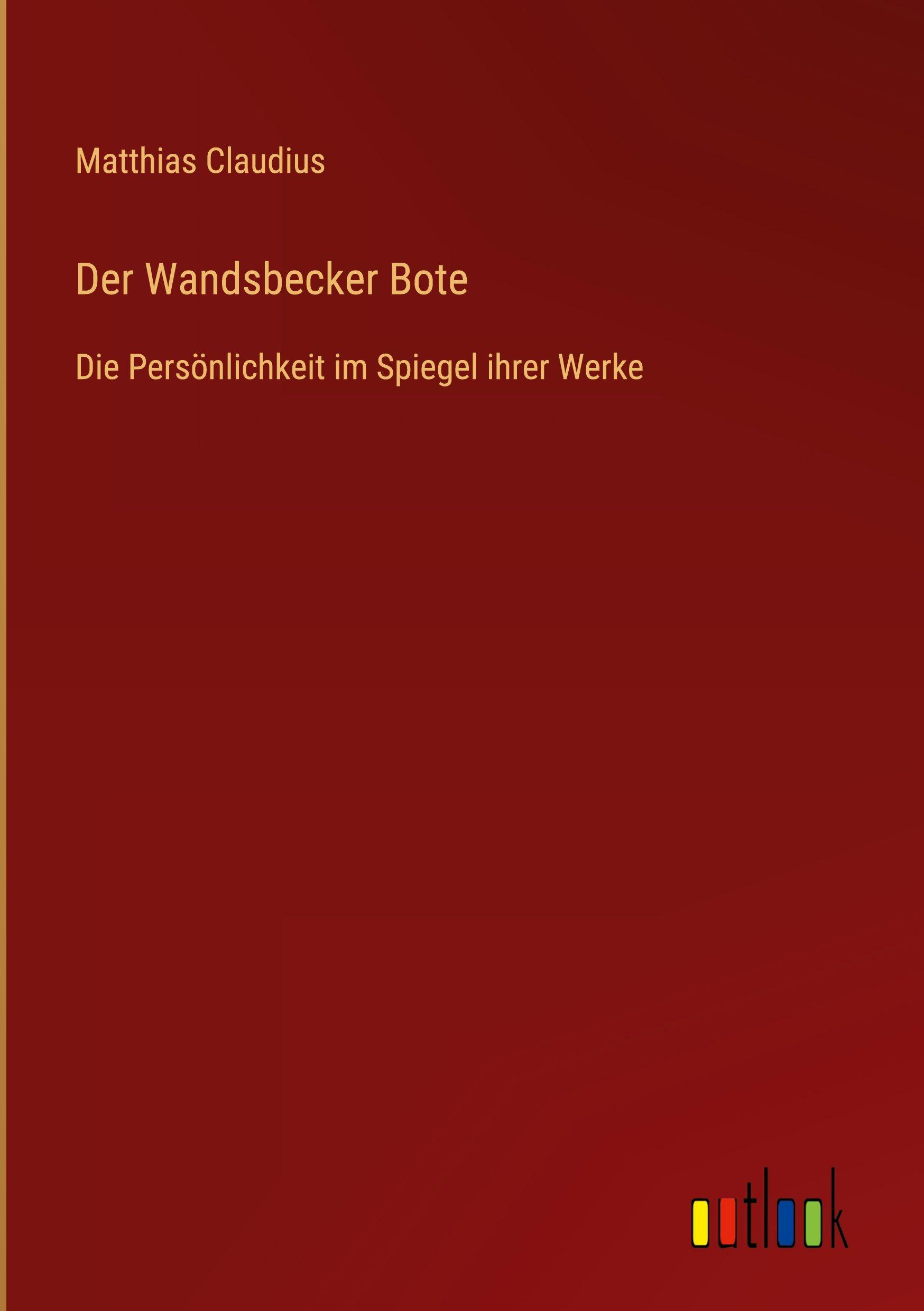Vorderes Coverbild Der Wandsbecker Bote