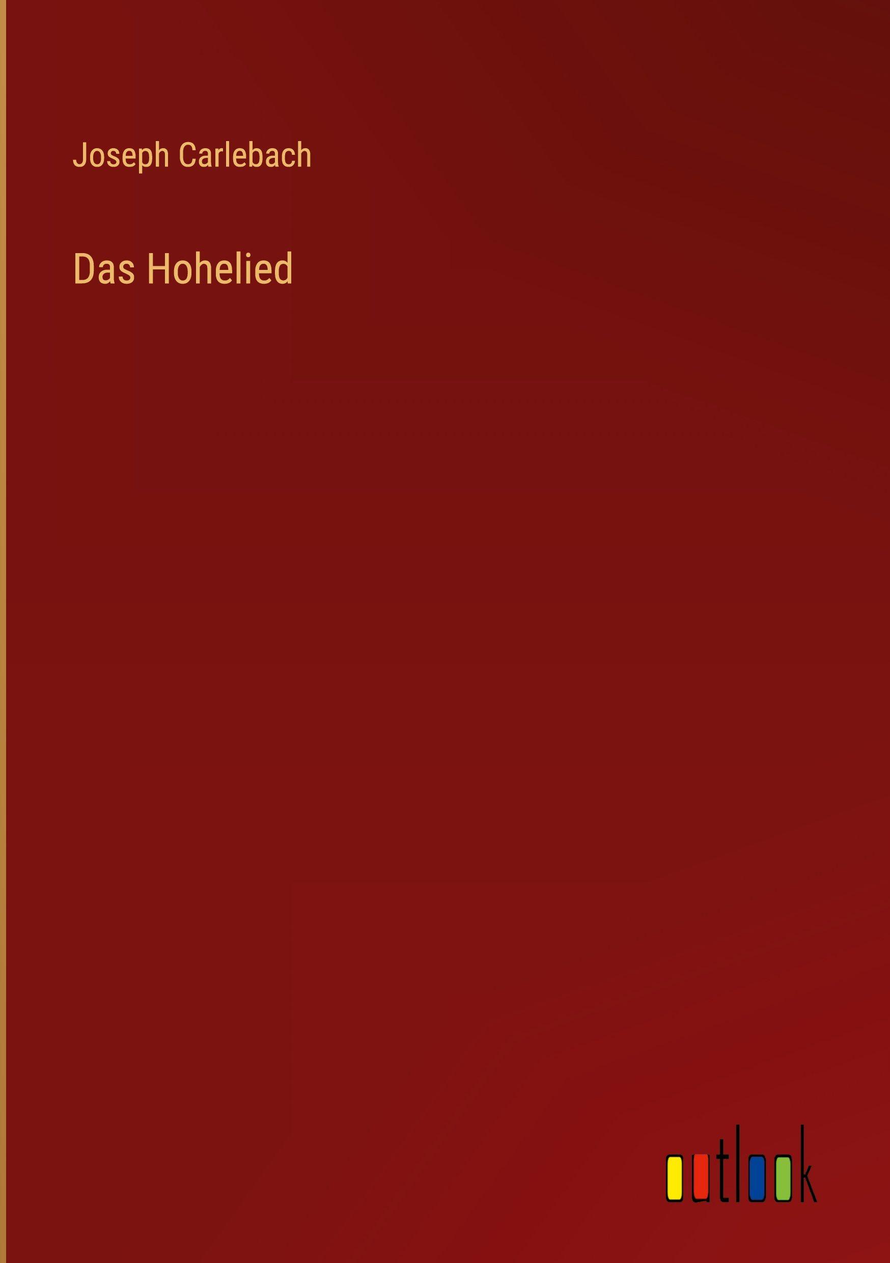 Vorderes Coverbild Das Hohelied