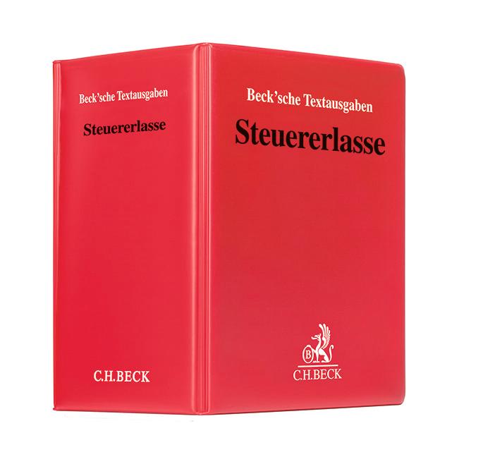 Vorderes Coverbild Steuererlasse (mit Fortsetzungsnotierung). Inkl. 82. Ergänzungslieferung