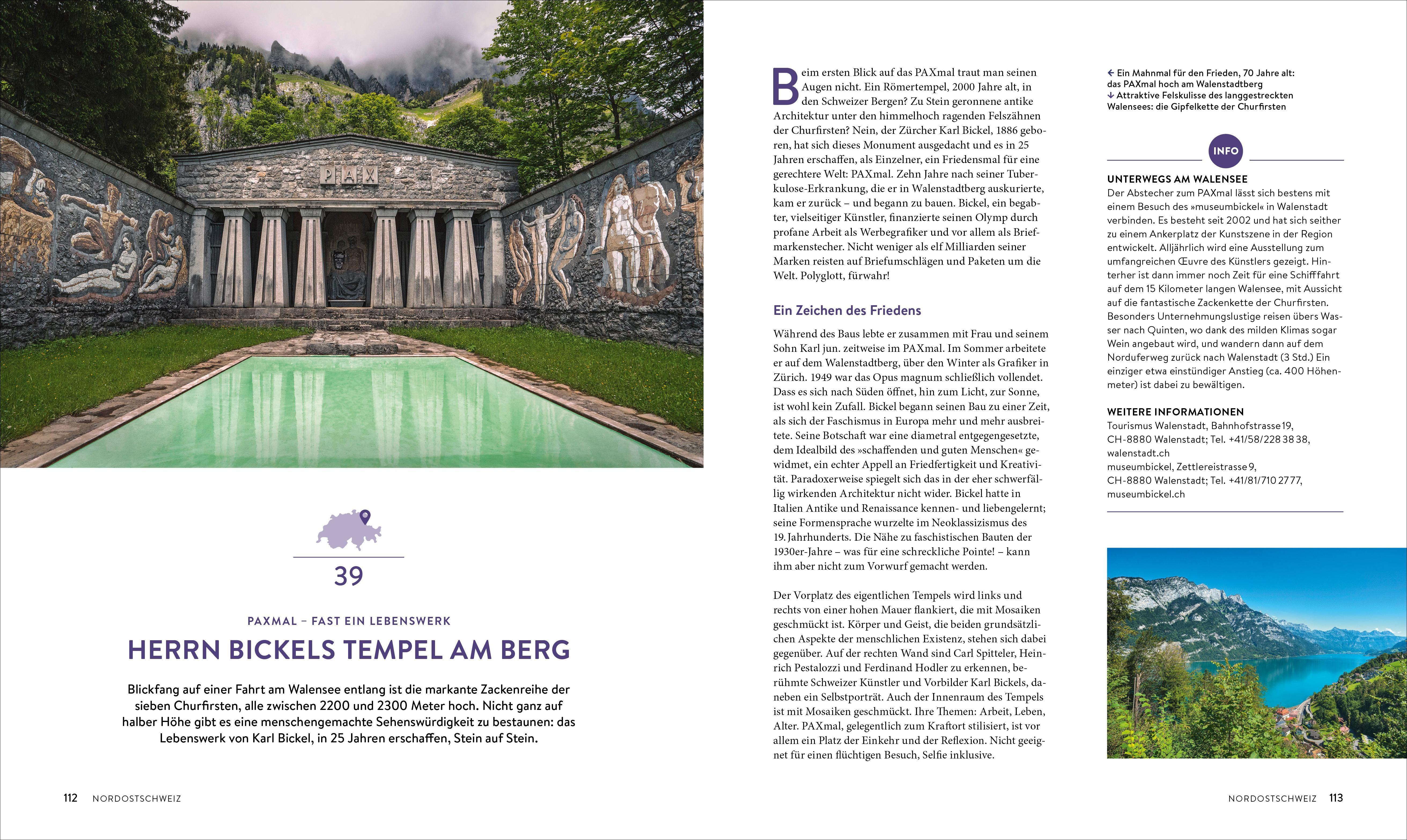 Beispielinhalt (Bild) Secret Places Schweiz