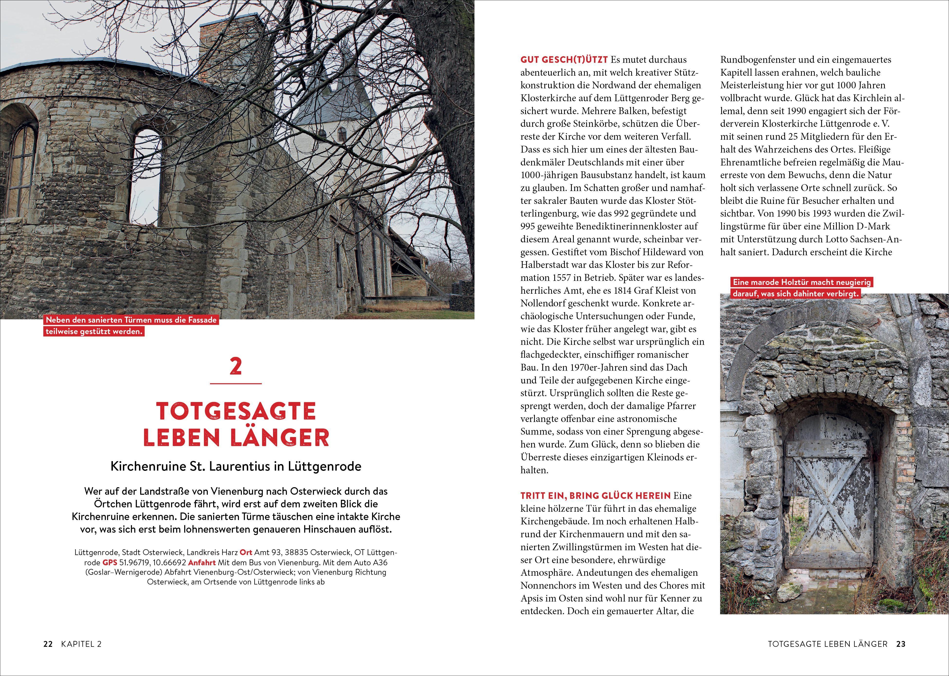 Beispielinhalt (Bild) Lost & Dark Places Harz