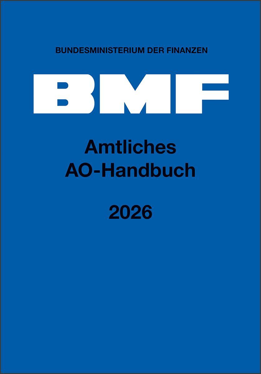 Vorderes Coverbild Amtliches AO-Handbuch 2026