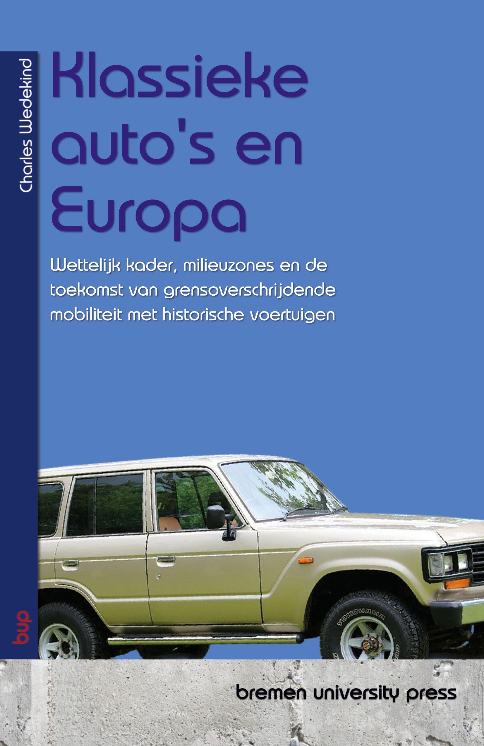 Vorderes Coverbild Klassieke auto's en Europa