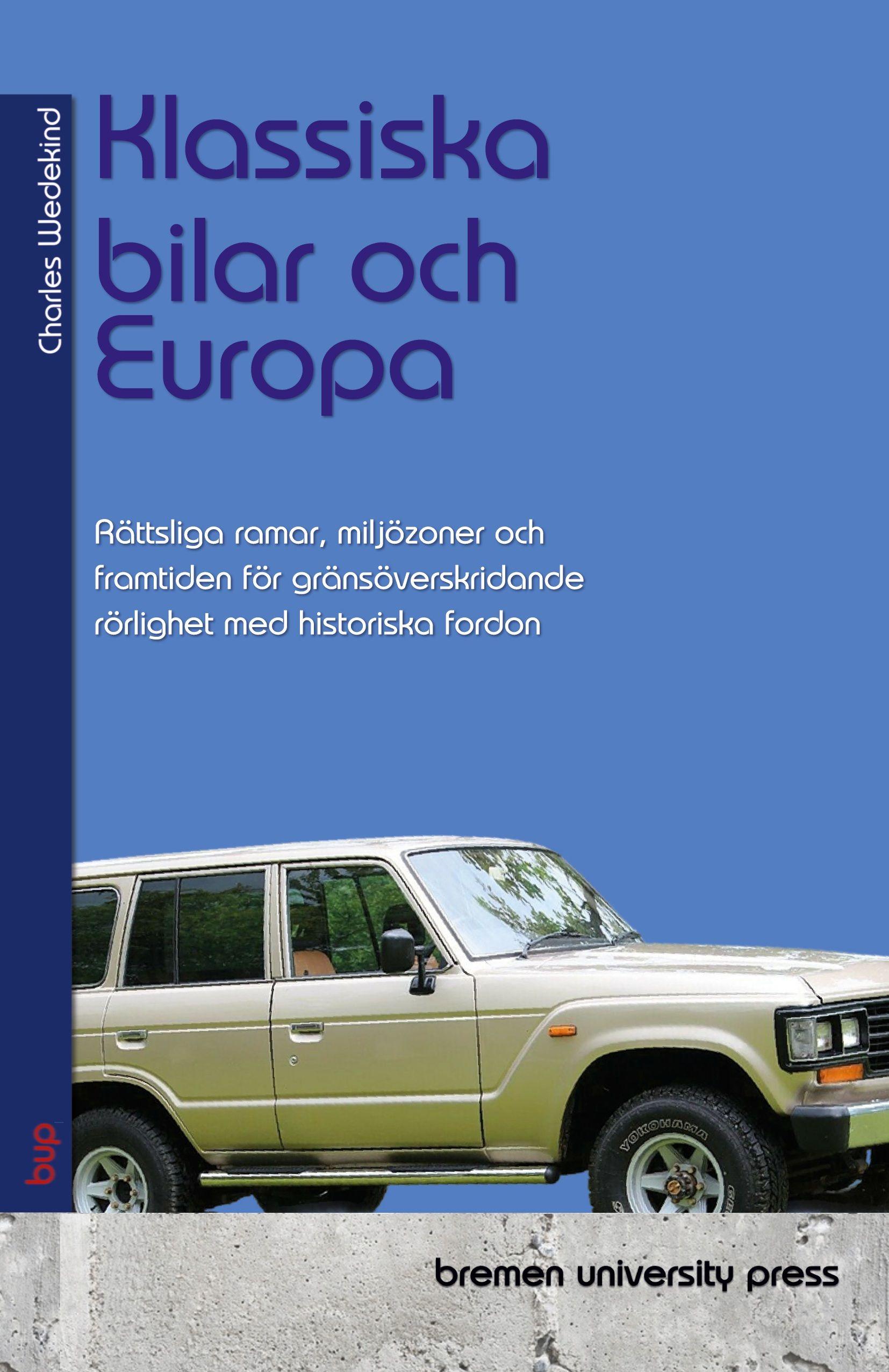 Vorderes Coverbild Klassiska bilar och Europa