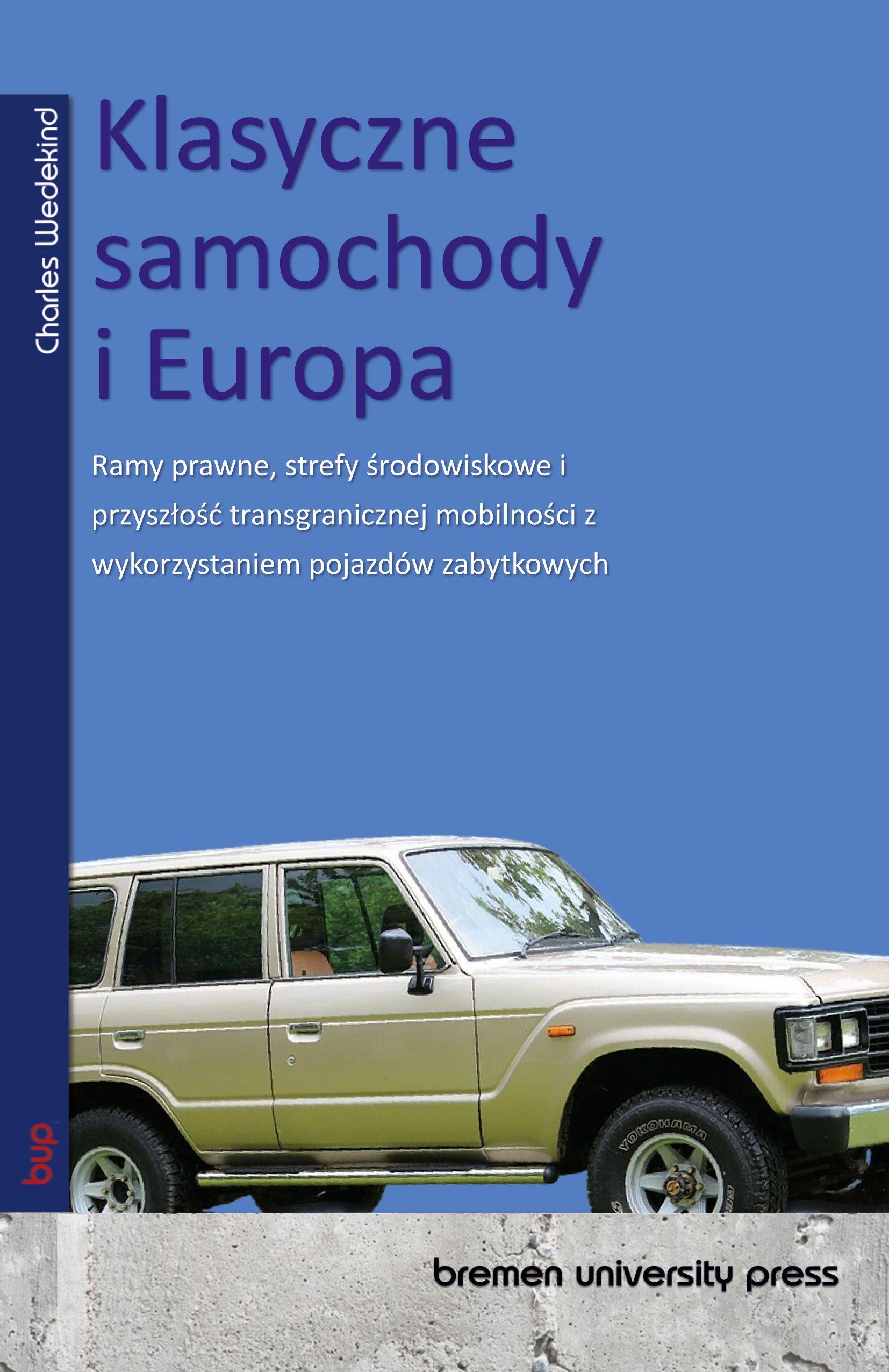 Vorderes Coverbild Klasyczne samochody i Europa