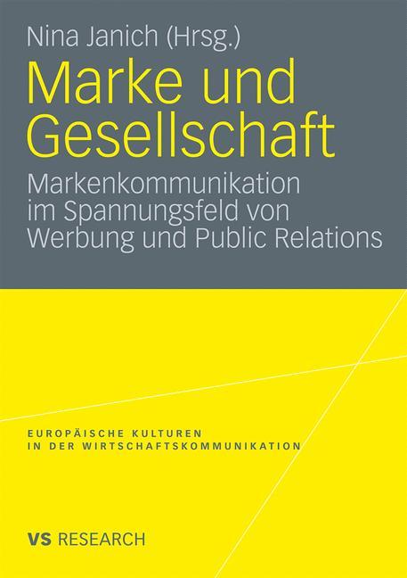 Vorderes Coverbild Marke und Gesellschaft