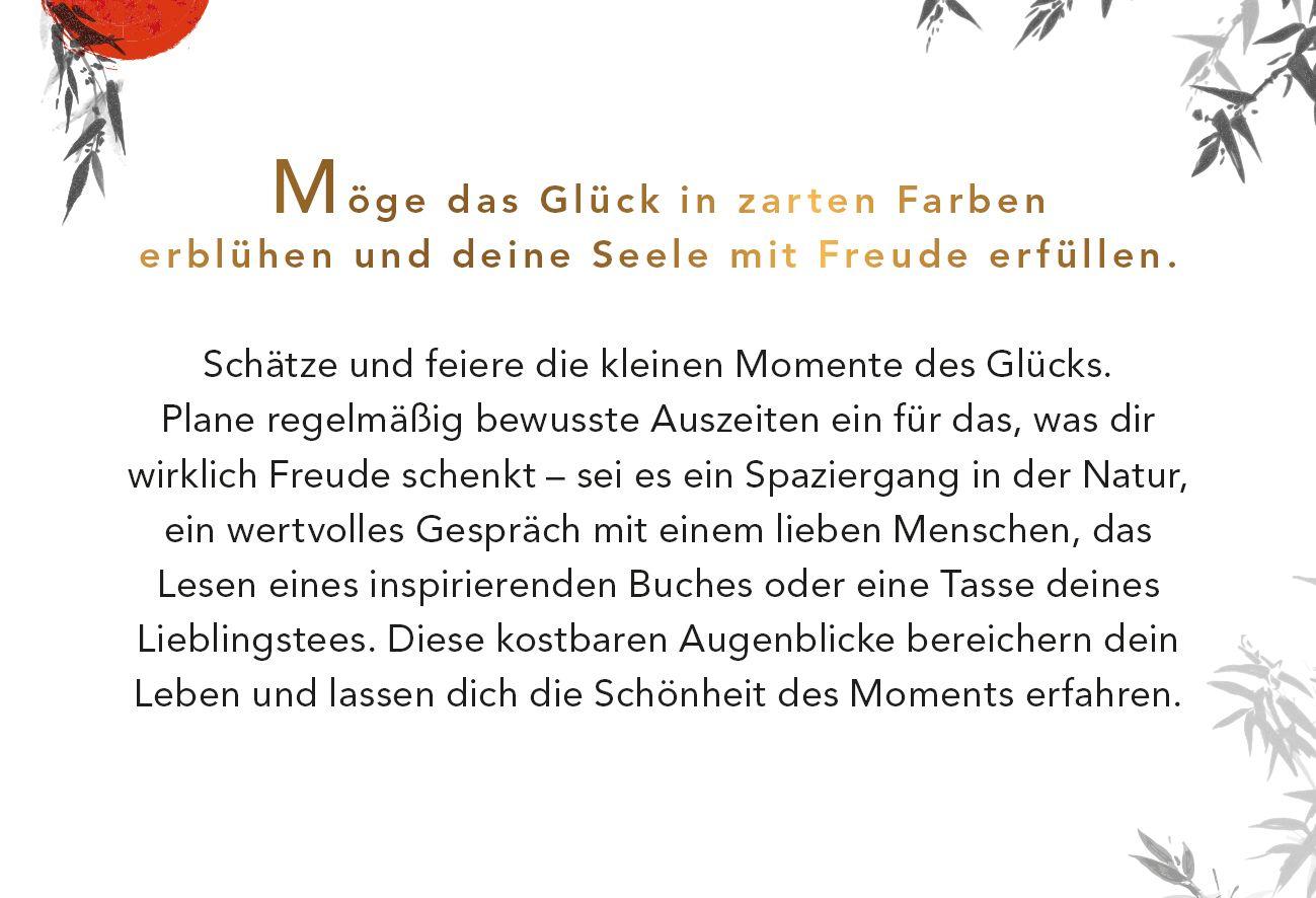 Beispielinhalt (Bild) Dein Ikigai-Moment - Impulskarten für ein Leben voller Leichtigkeit, Sinn und Erfüllung