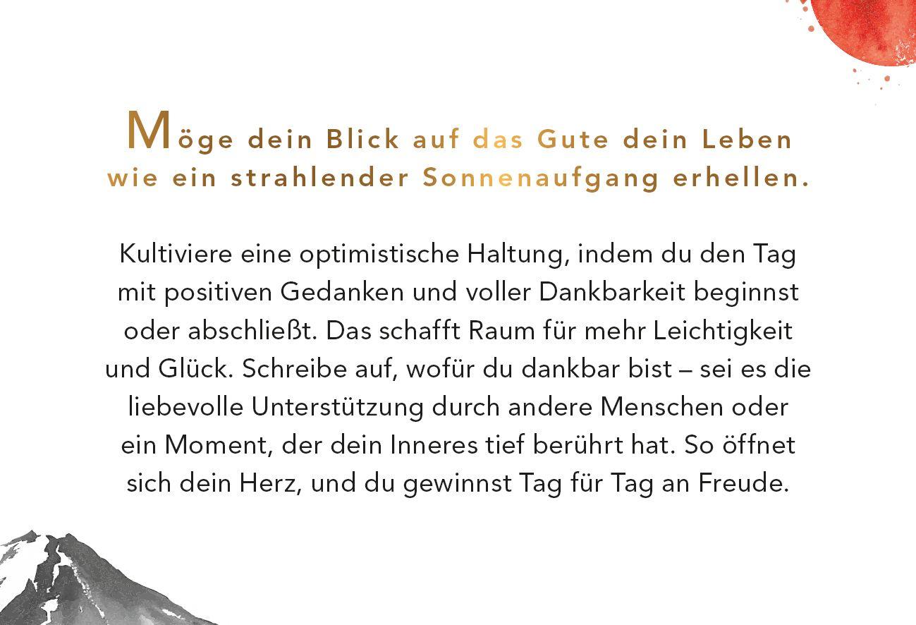 Beispielinhalt (Bild) Dein Ikigai-Moment - Impulskarten für ein Leben voller Leichtigkeit, Sinn und Erfüllung