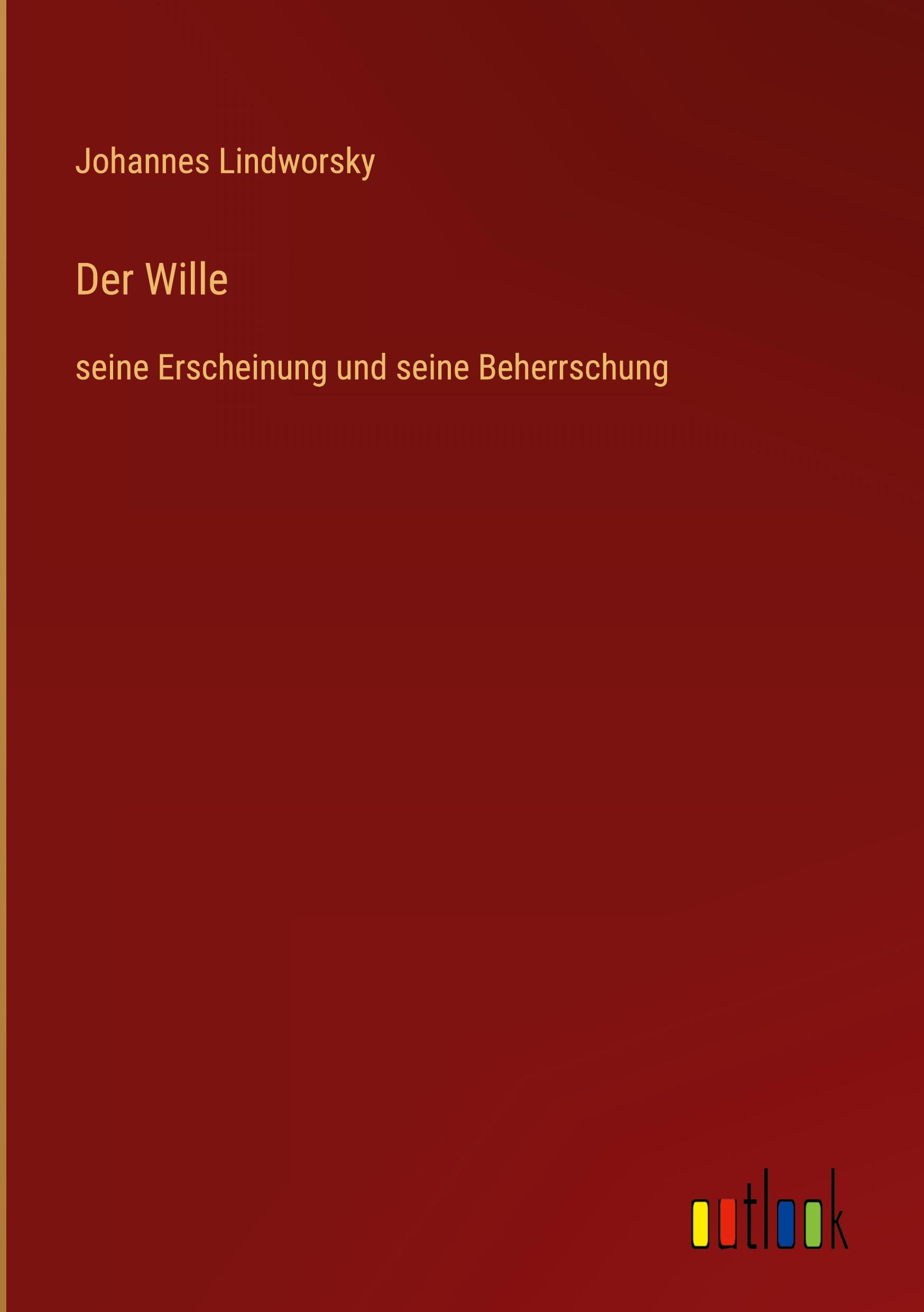 Vorderes Coverbild Der Wille