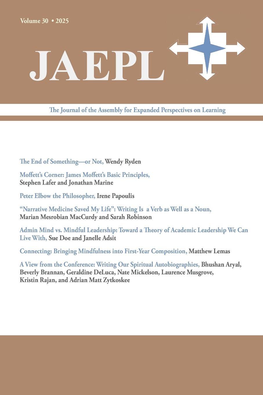 Vorderes Coverbild JAEPL 30 (2025)