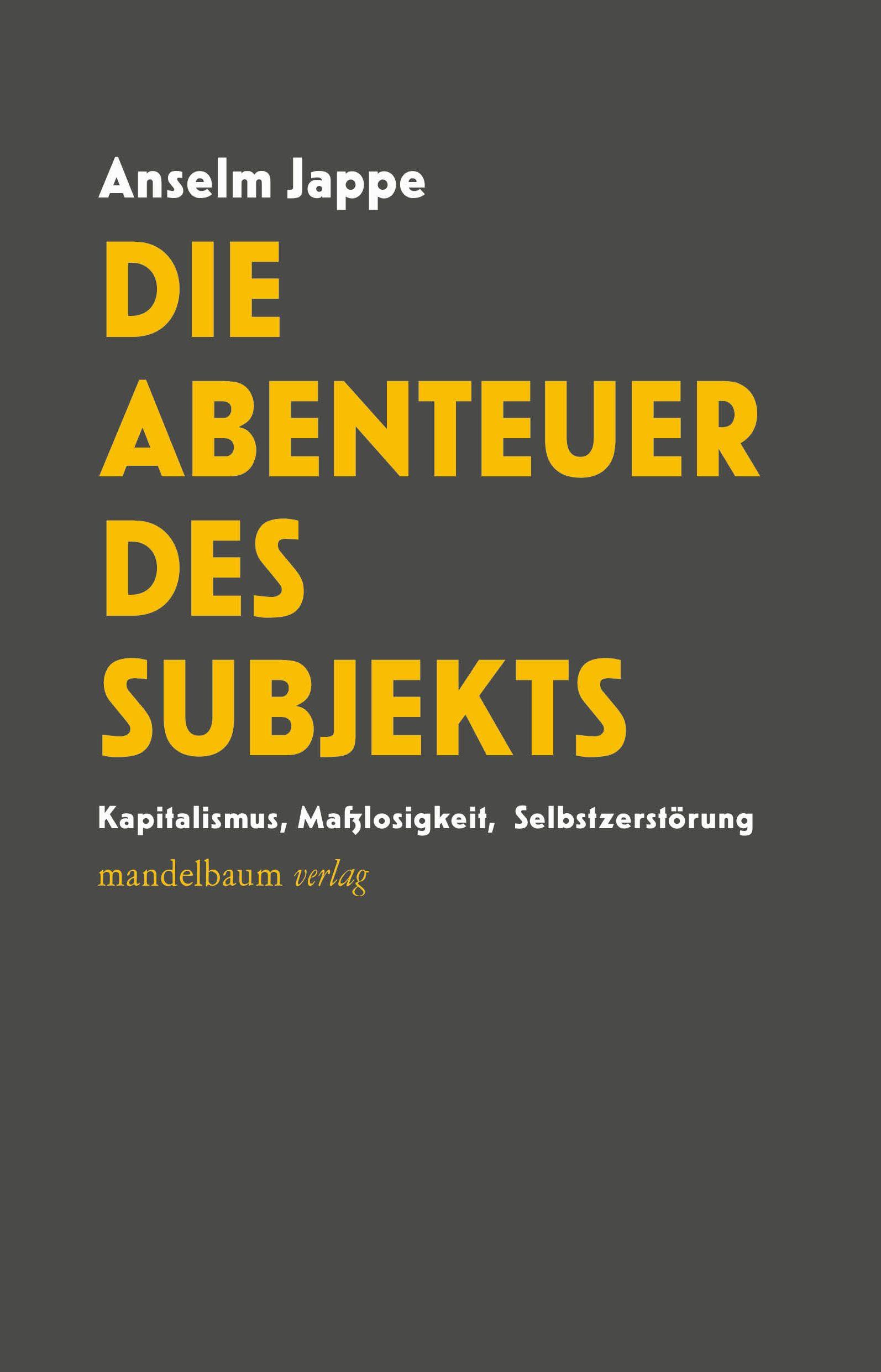 Vorderes Coverbild Die Abenteuer des Subjekts