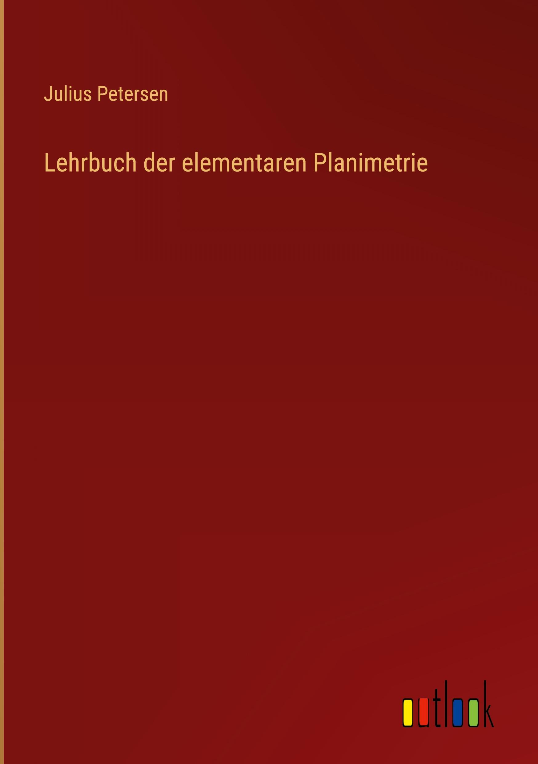 Vorderes Coverbild Lehrbuch der elementaren Planimetrie
