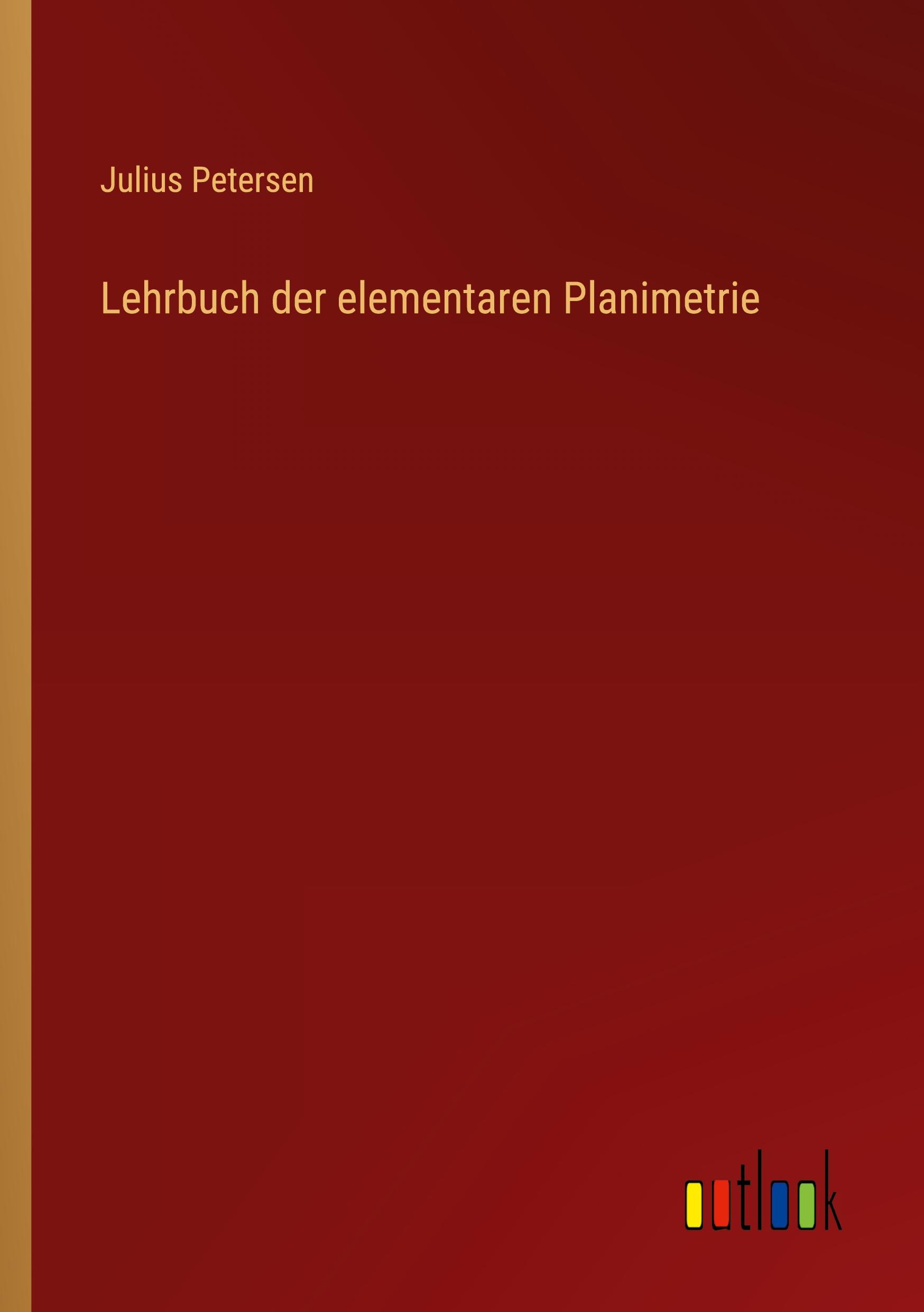 Vorderes Coverbild Lehrbuch der elementaren Planimetrie