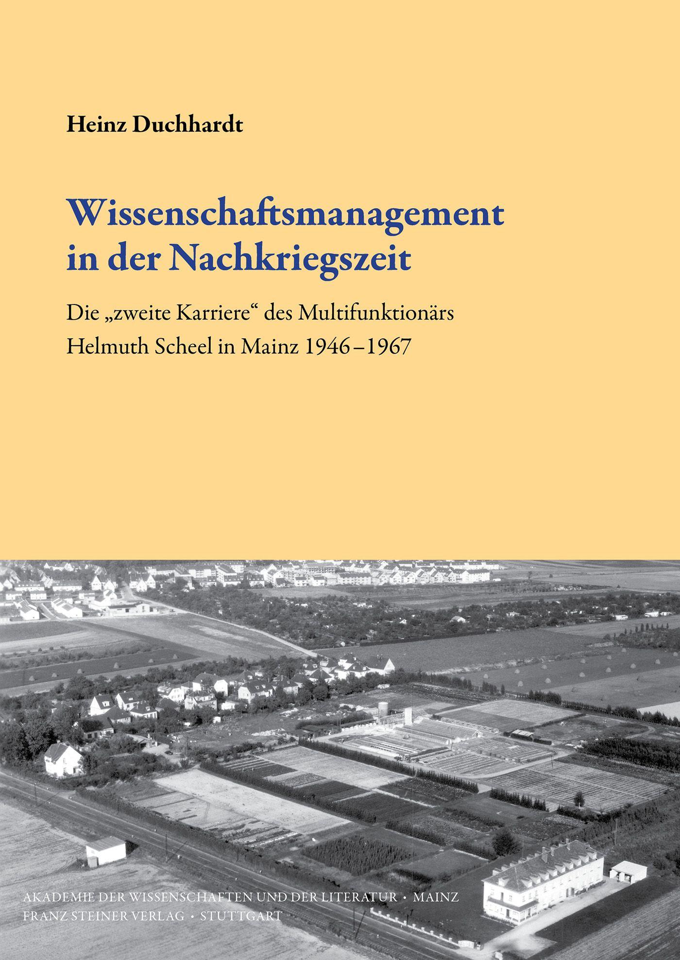 Vorderes Coverbild Wissenschaftsmanagement in der Nachkriegszeit