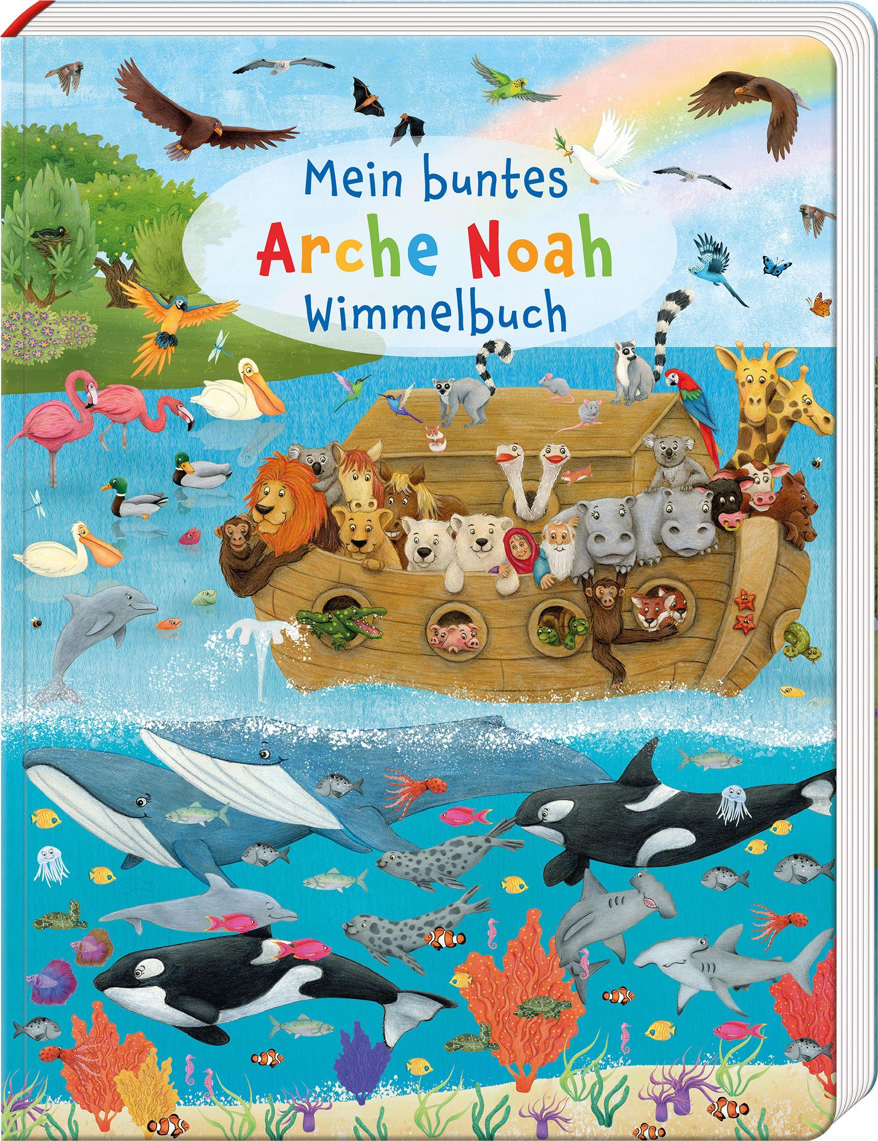 Vorderes Coverbild Mein buntes Arche Noah Wimmelbuch