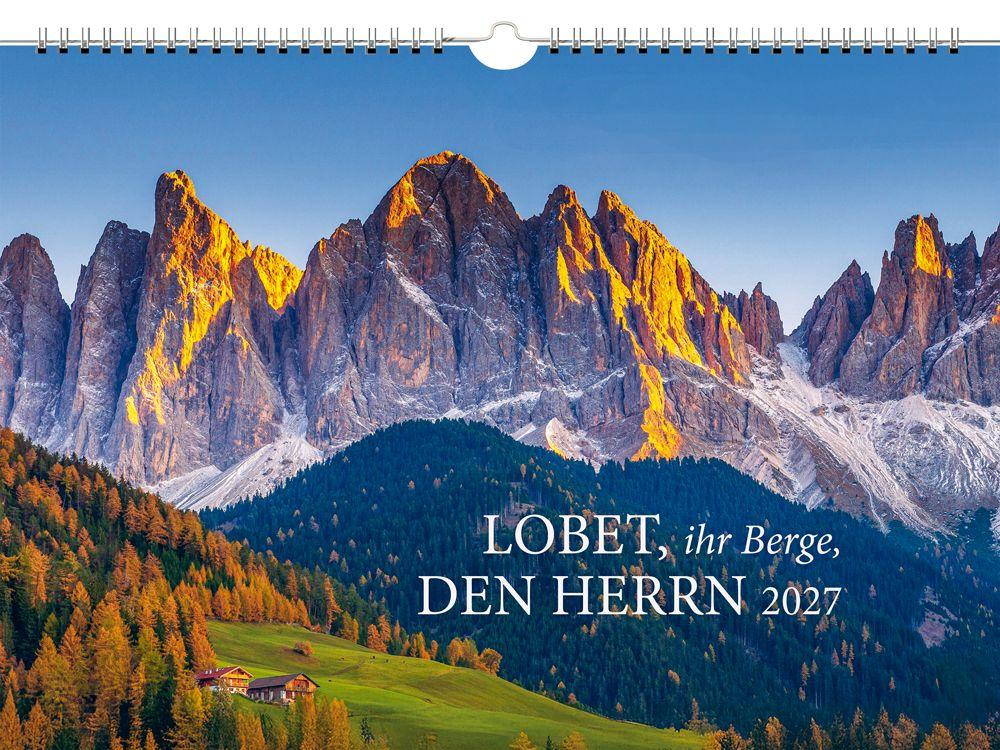 Vorderes Coverbild Lobet, ihr Berge, den Herrn 2027
