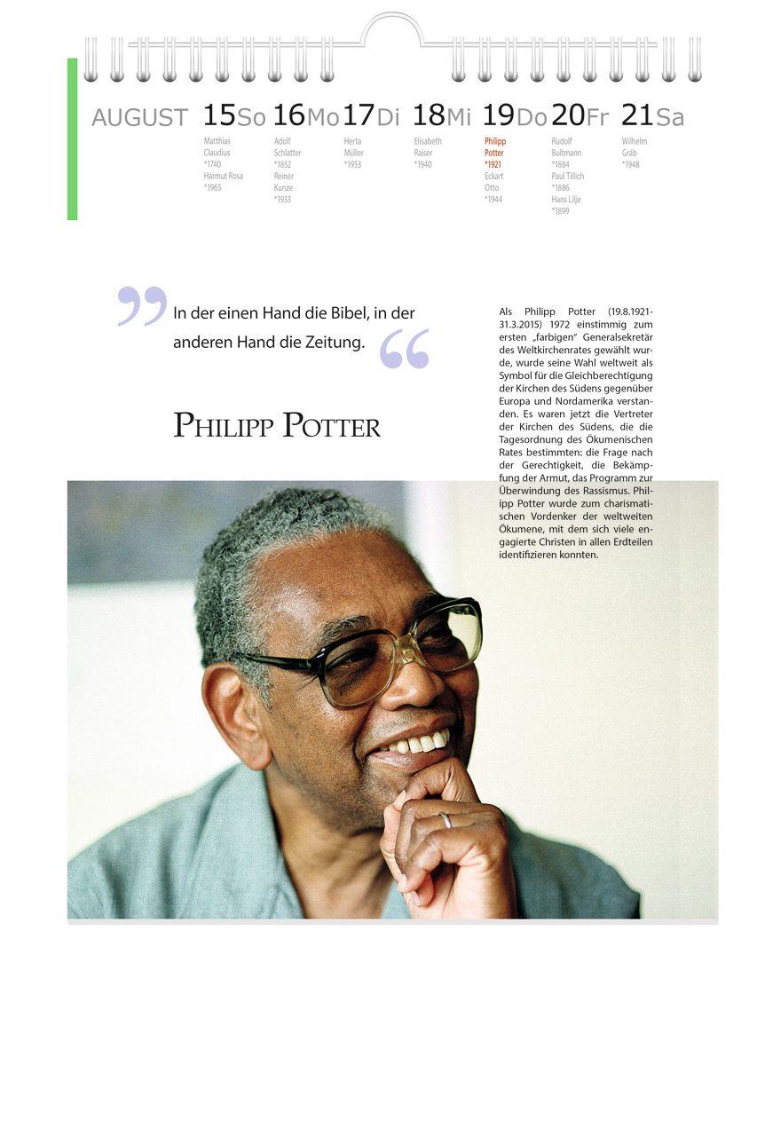 Beispielinhalt (Bild) Hoffnungszeichen - Theologiekalender 2027