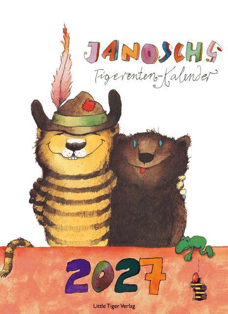 Vorderes Coverbild Janosch Tigerentenkalender 2027