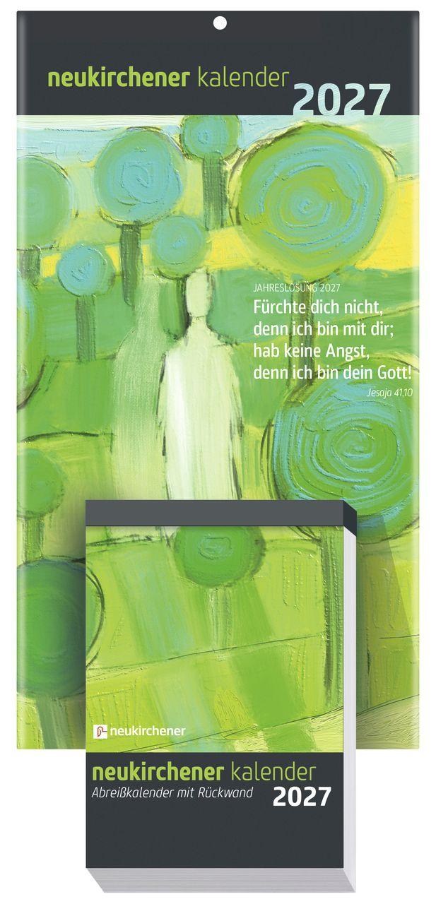 Vorderes Coverbild Neukirchener Kalender 2027 - Abreißkalender mit Rückwand