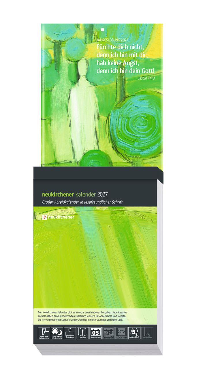 Vorderes Coverbild Neukirchener Kalender 2027 - Großer Abreißkalender in lesefreundlicher Schrift