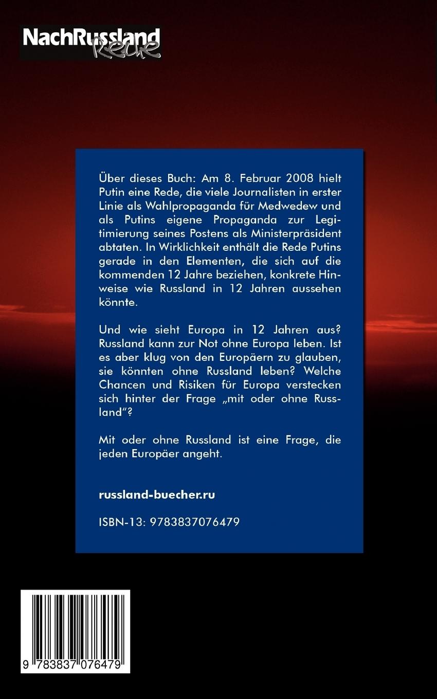 Rückseitencover Russland 2020