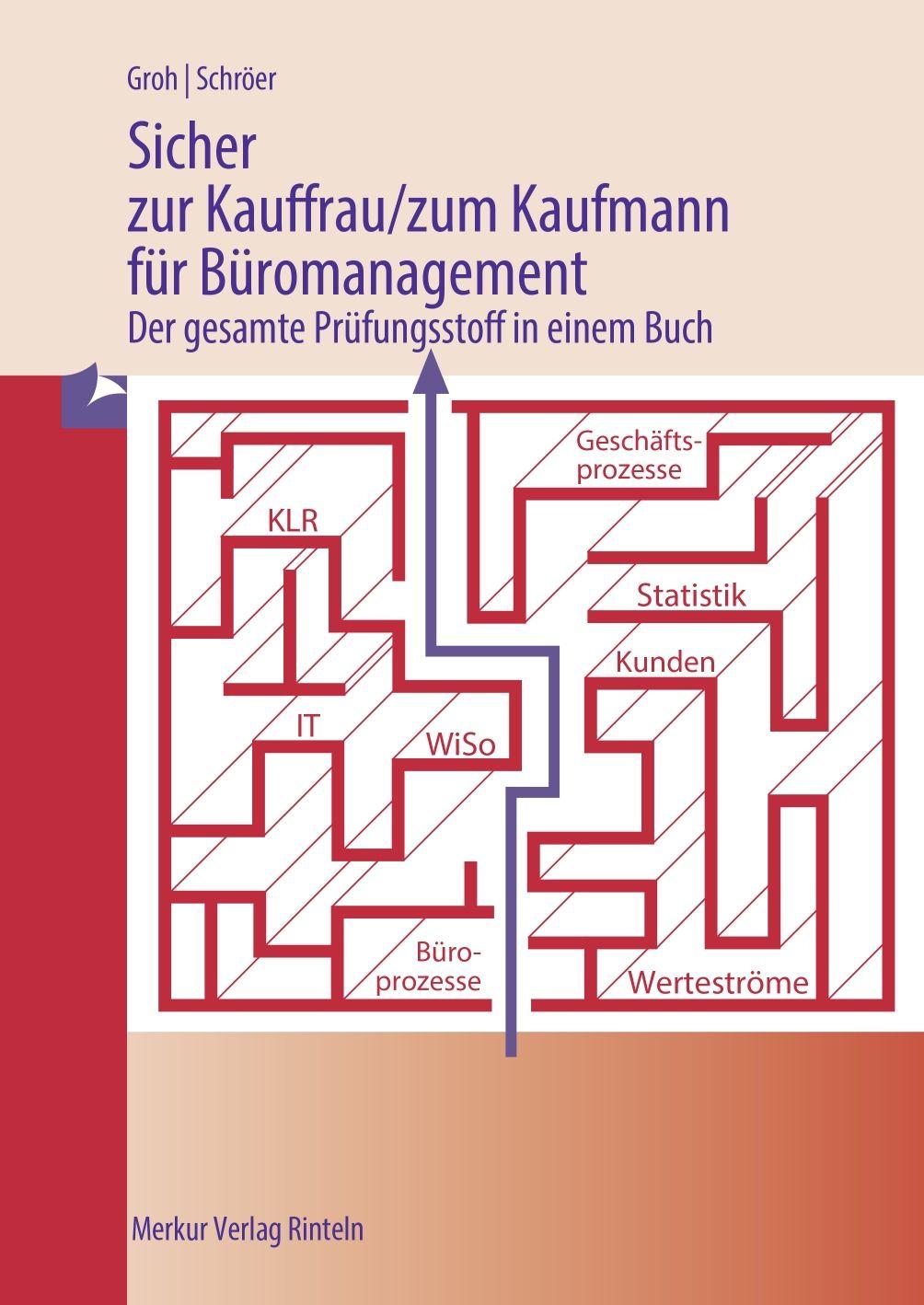 Vorderes Coverbild Sicher zur Kauffrau/zum Kaufmann für Büromanagement