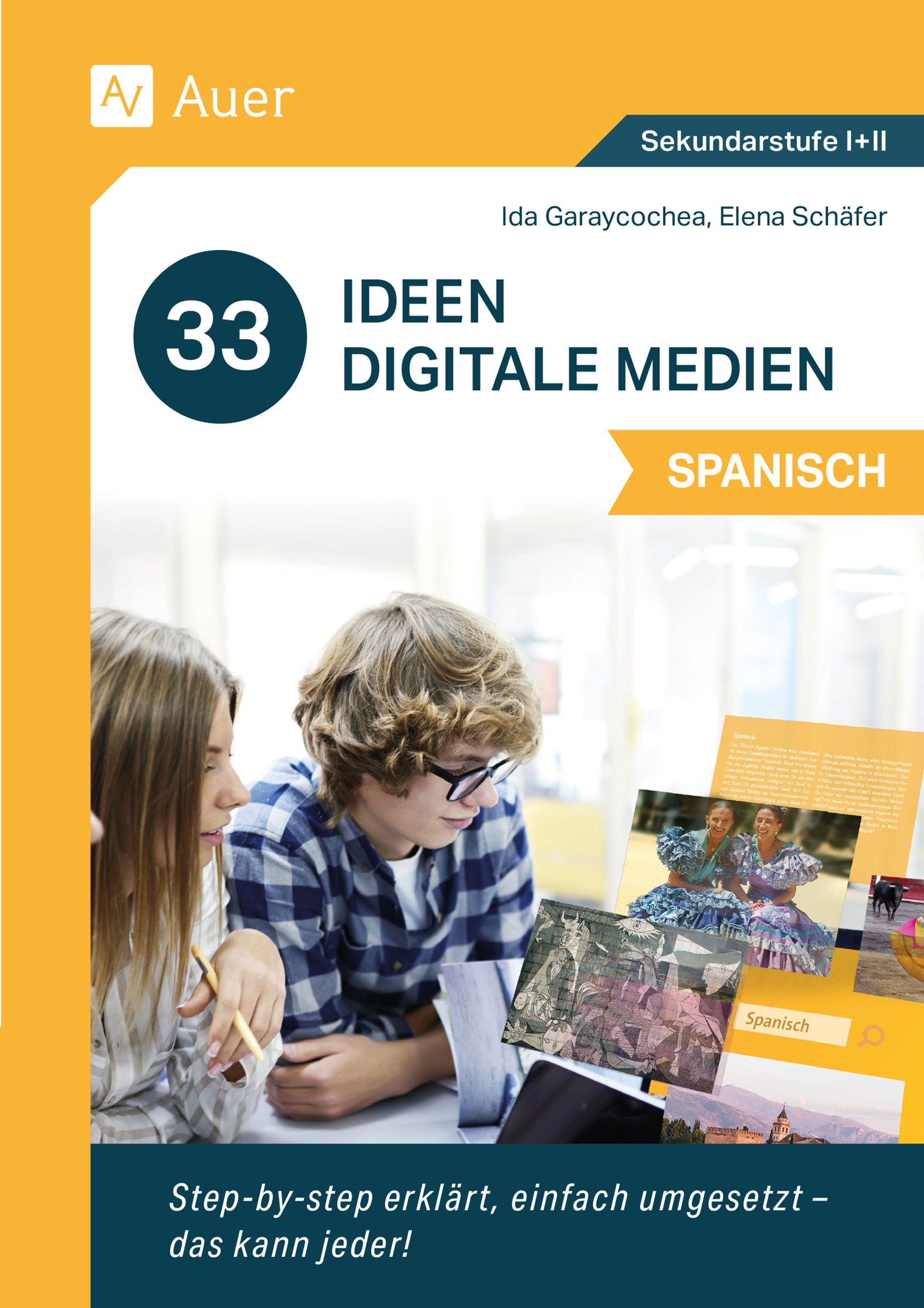 Vorderes Coverbild 33 Ideen Digitale Medien Spanisch