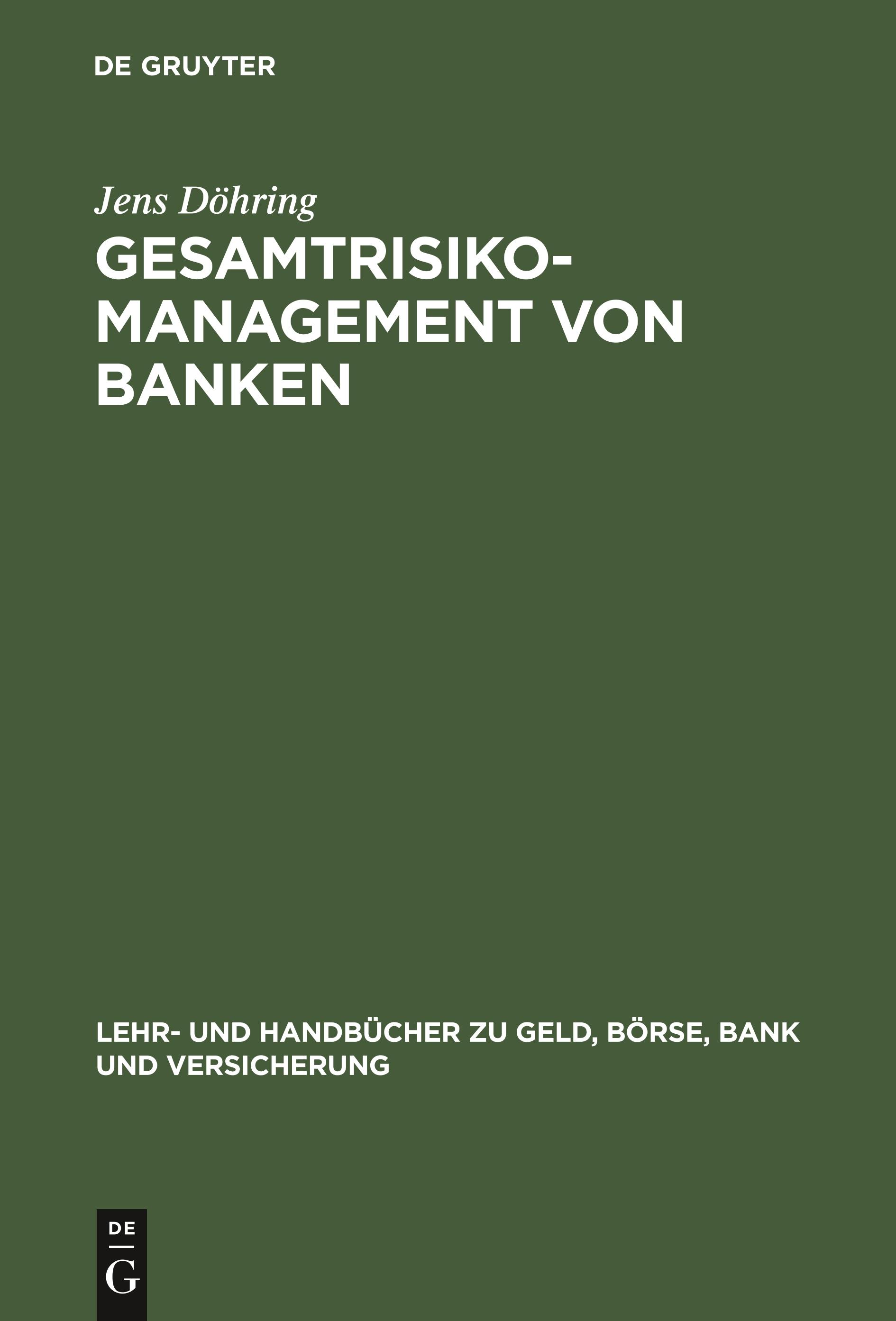 Vorderes Coverbild Gesamtrisiko-Management von Banken