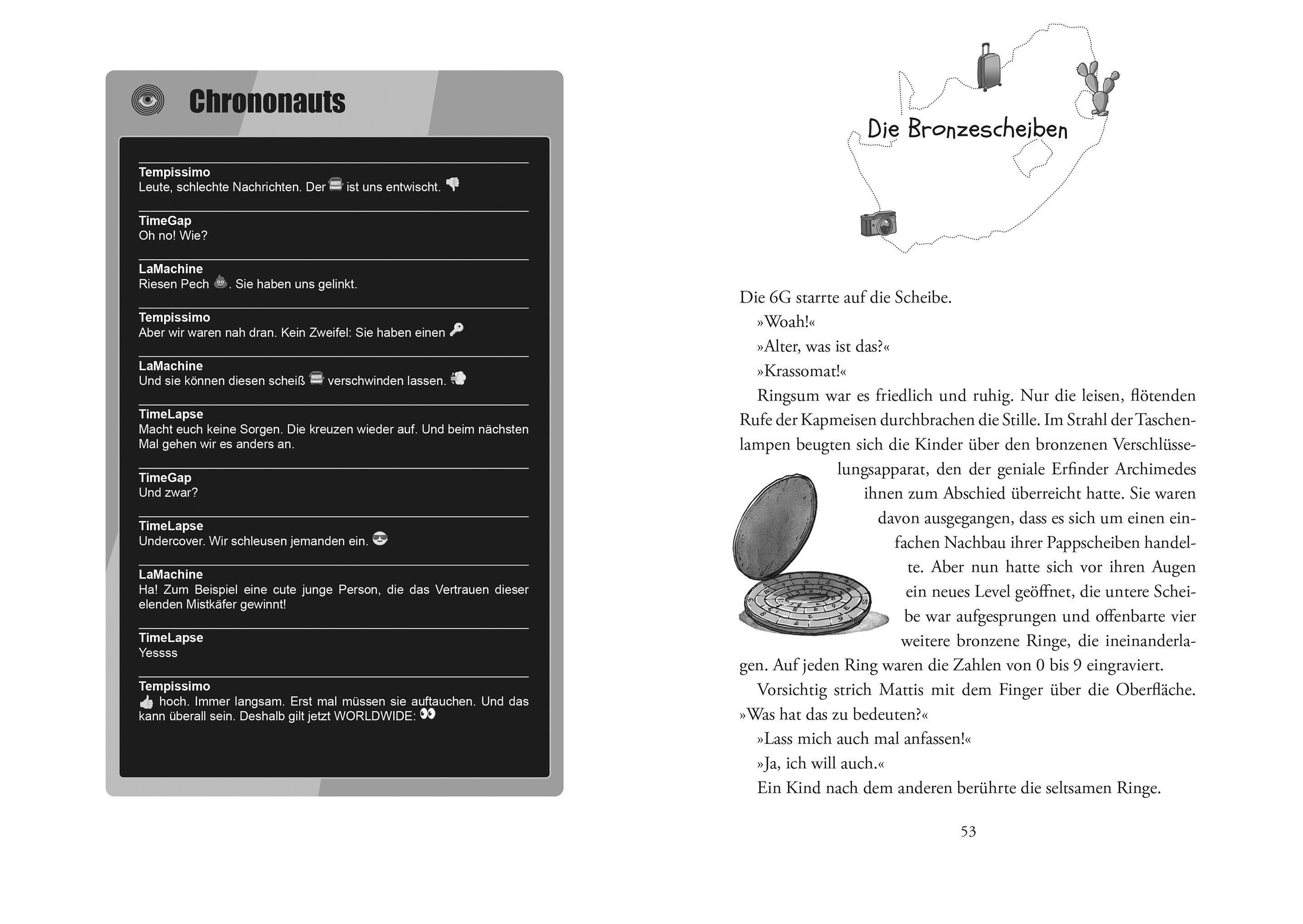 Beispielinhalt (Bild) Time Travellers - Safari mit Hindernissen