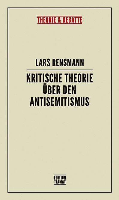 Vorderes Coverbild Kritische Theorie über den Antisemitismus